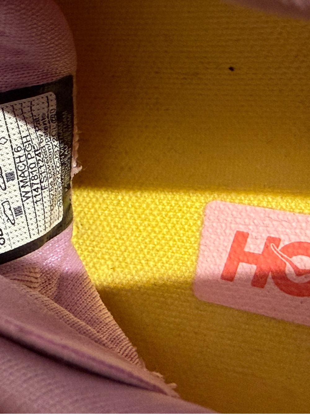 Hoka Mach 5 Pink Lemonade Twilight US 8 - Picture 4 of 5